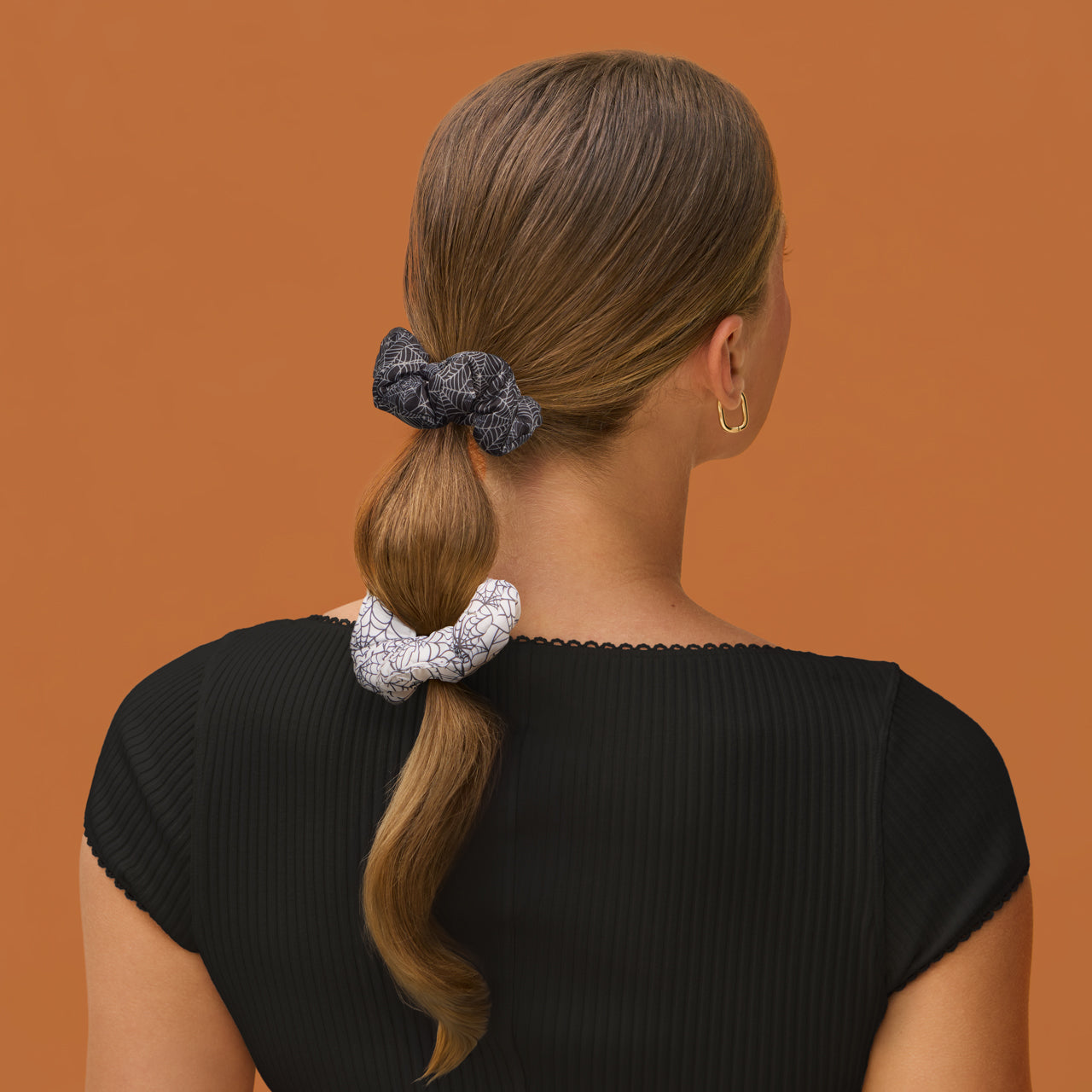 Alternative view of Spiderweb Cloud Scrunchies