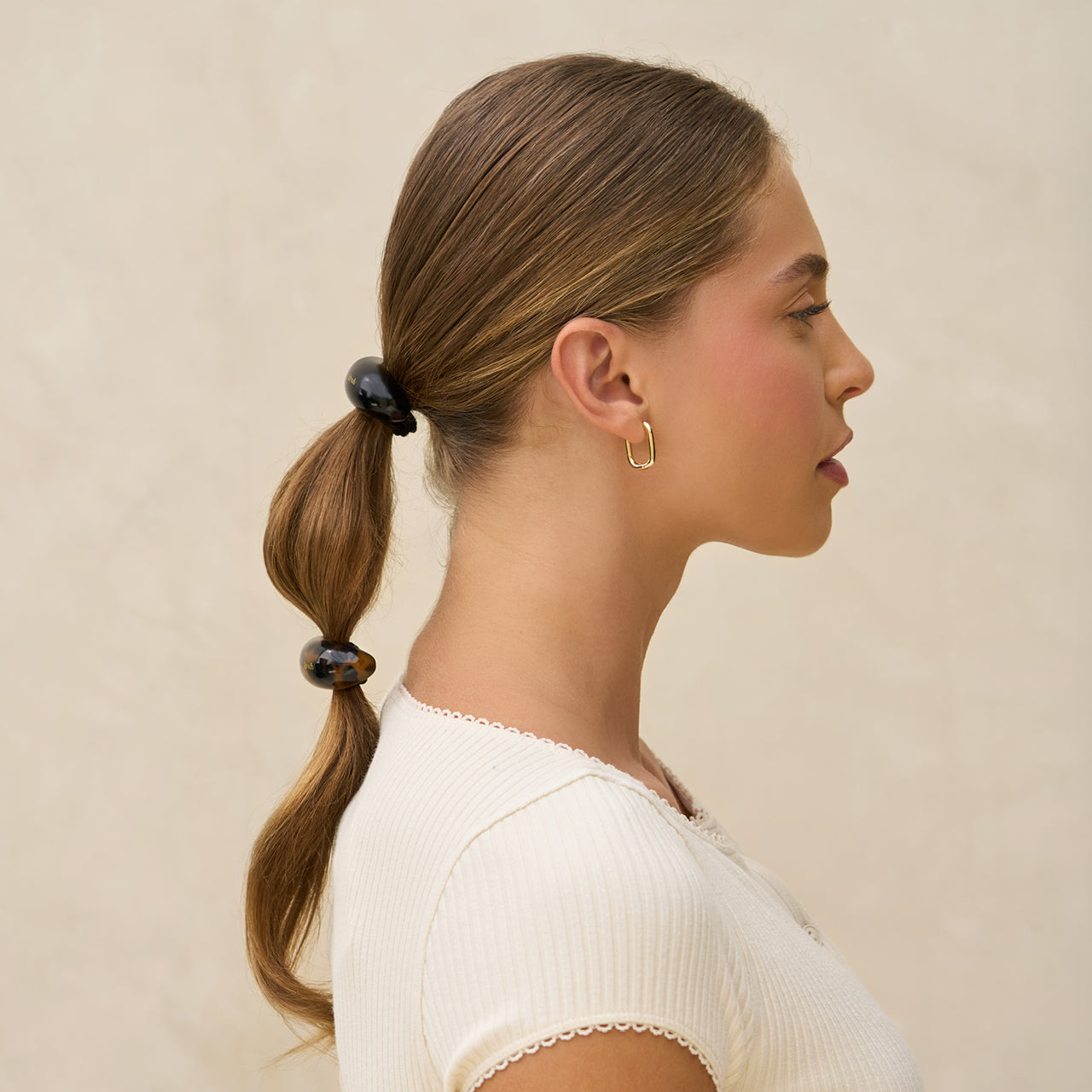 Alternative view of Black & Tort Cloud Cuffs - Medium