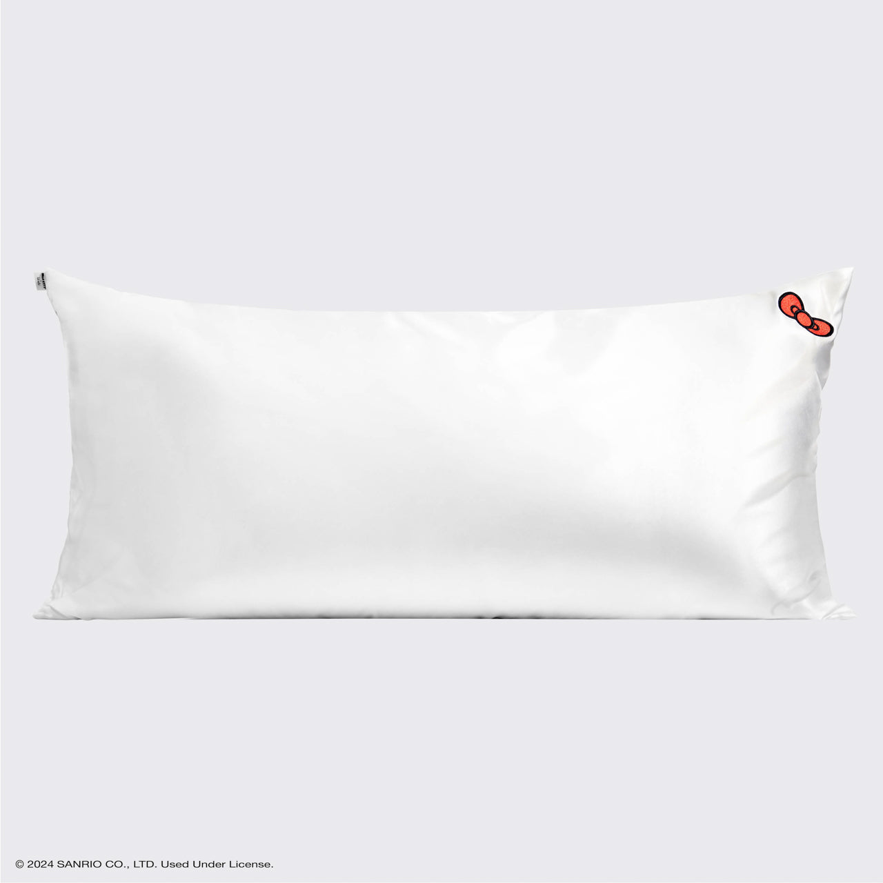 Alternative view of Kitsch x Hello Kitty Satin Pillowcase in Ivory Kitty Bow - King