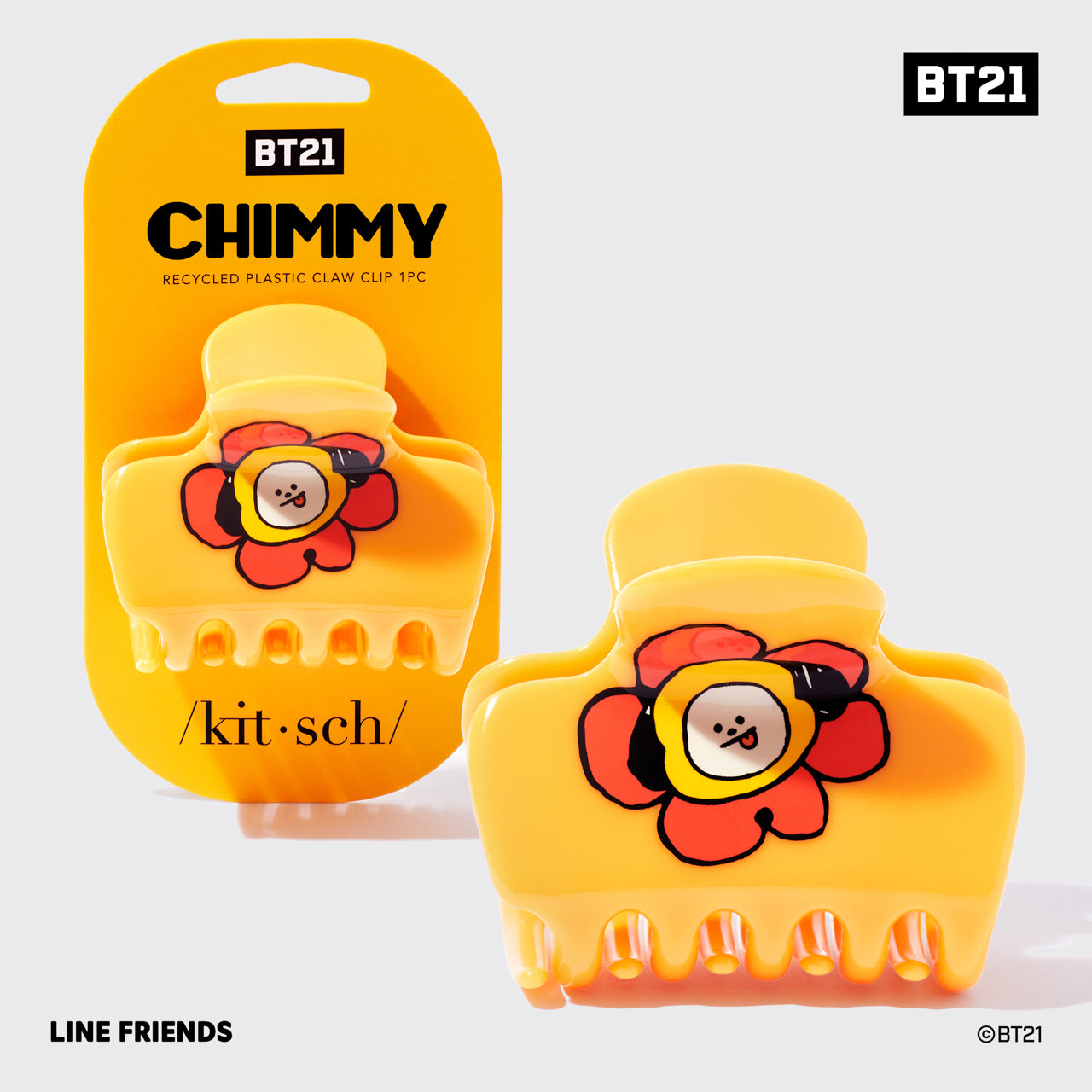 Kitsch x BT21 Cloud Claw Clip in CHIMMY
