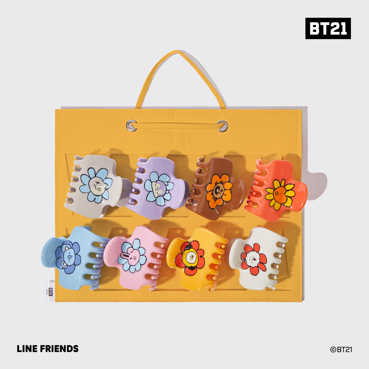 Alternative view of BT21 x Kitsch Claw Clip Organizer
