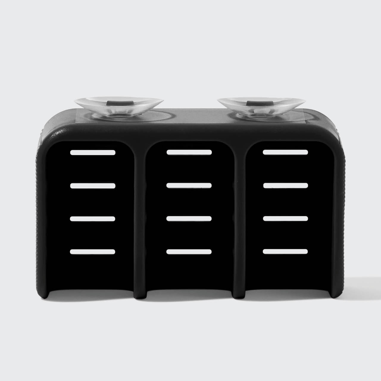 Black Self-Draining Soap Dish - Image 4