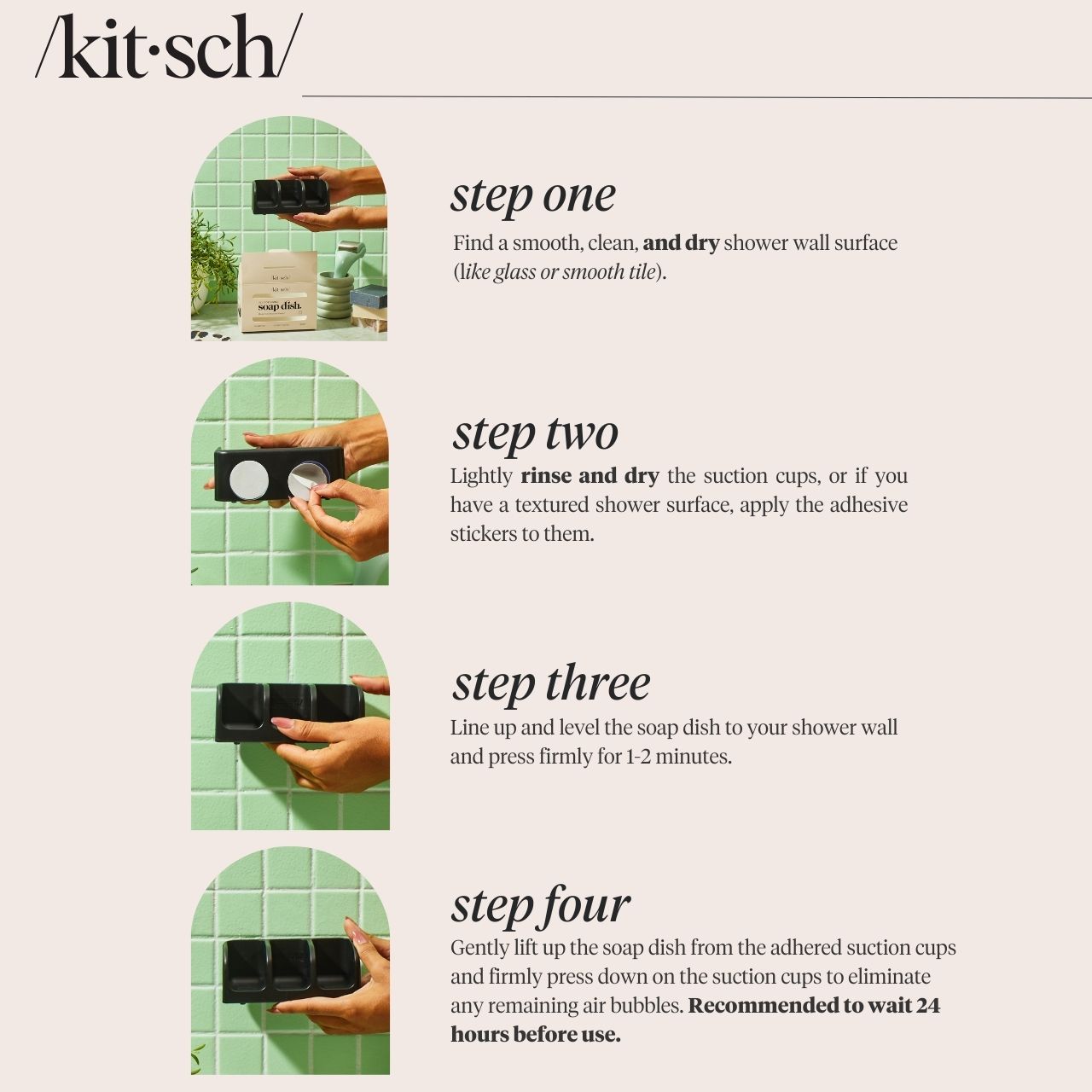 Black Self-Draining Soap Dish - Image 5