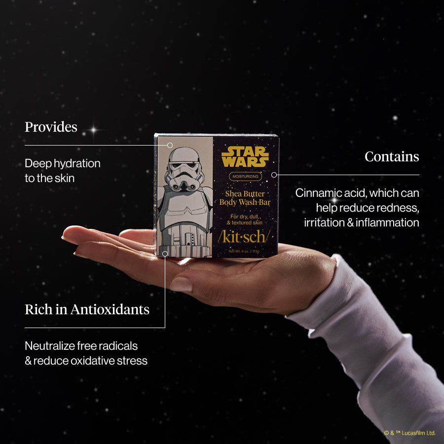 Alternative view of Star Wars & Kitsch Shea Butter Moisturizing Solid Body Wash - Stormtrooper Swirl